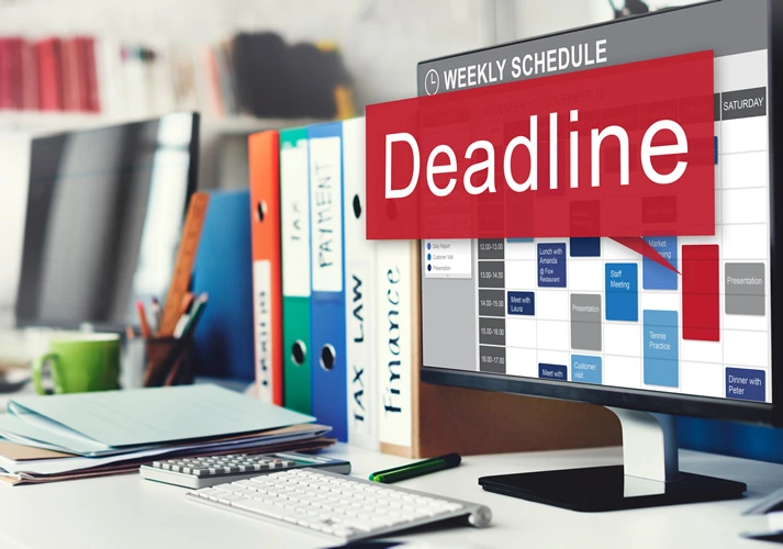 deadline appointment final time end countdown urgency concept